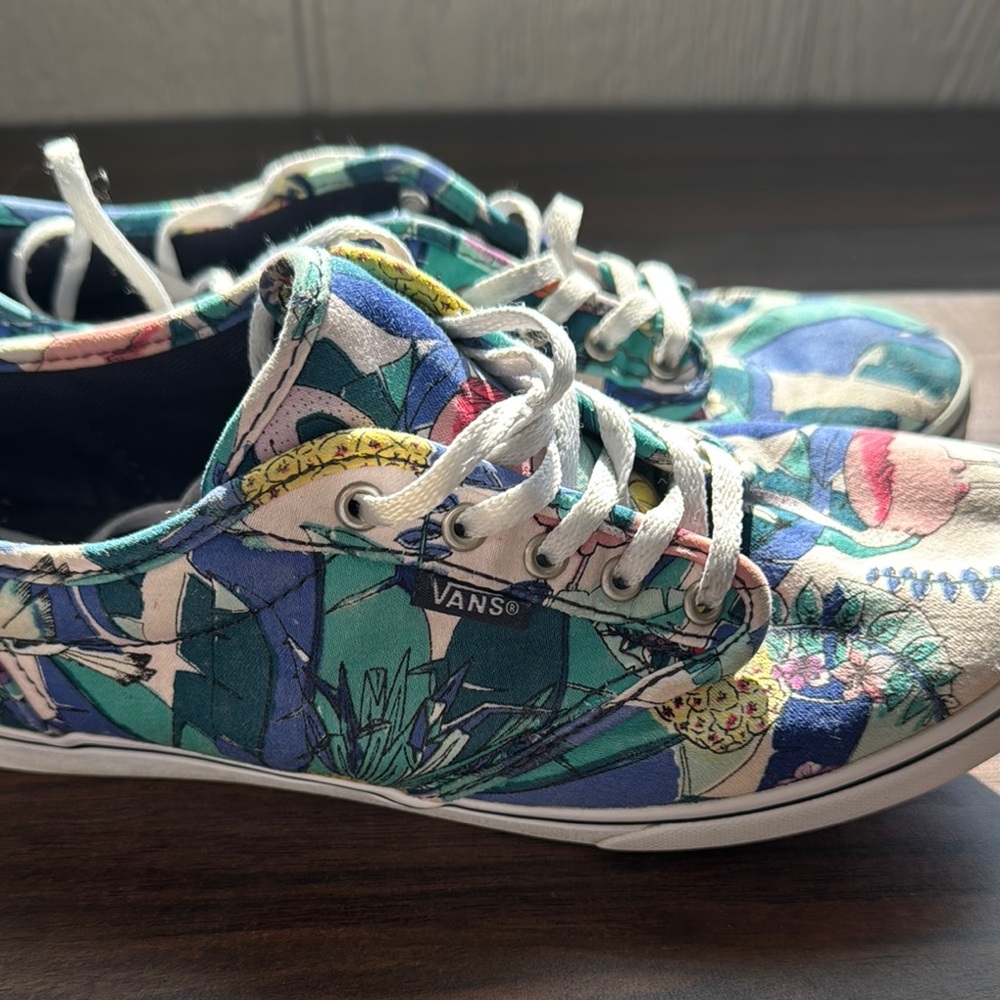 Vans Floral Canvas Sneakers